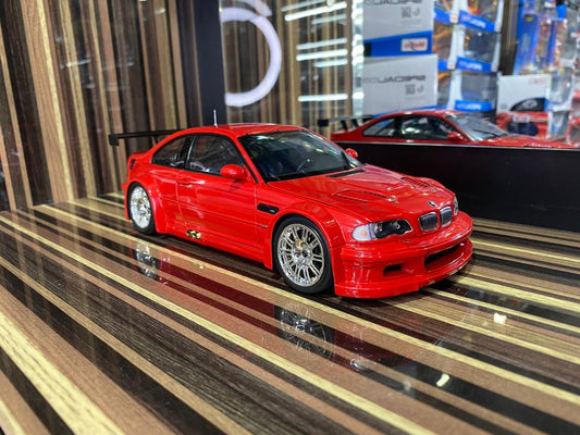 1/18 Diecast BMW M3 GTR 2001 Red  Model Car by Minichamps