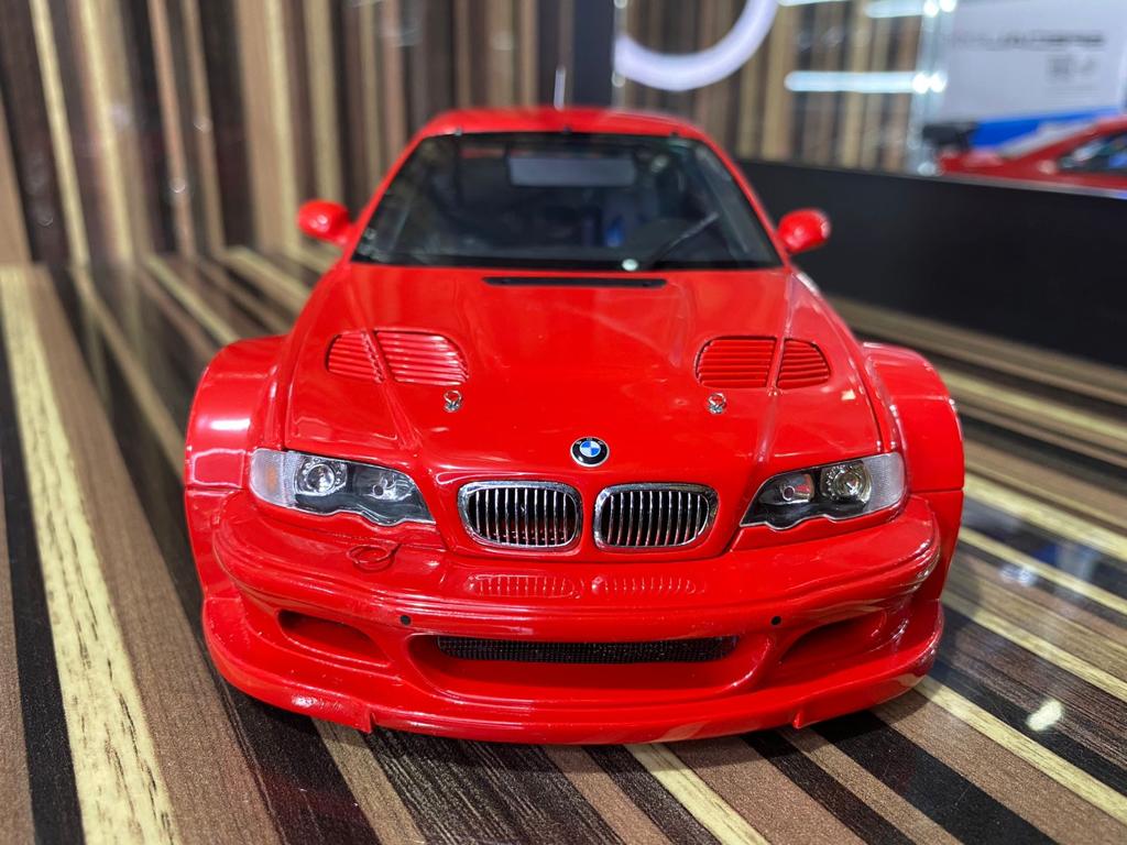 1/18 Diecast BMW M3 GTR 2001 Red  Model Car by Minichamps