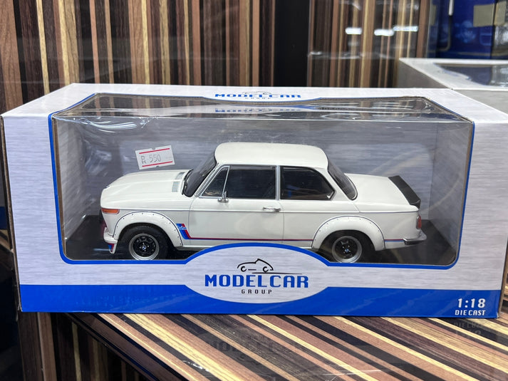 1/18 Resin BMW Turbo 2002 White by Model Car Group (MCG) – dturman.com