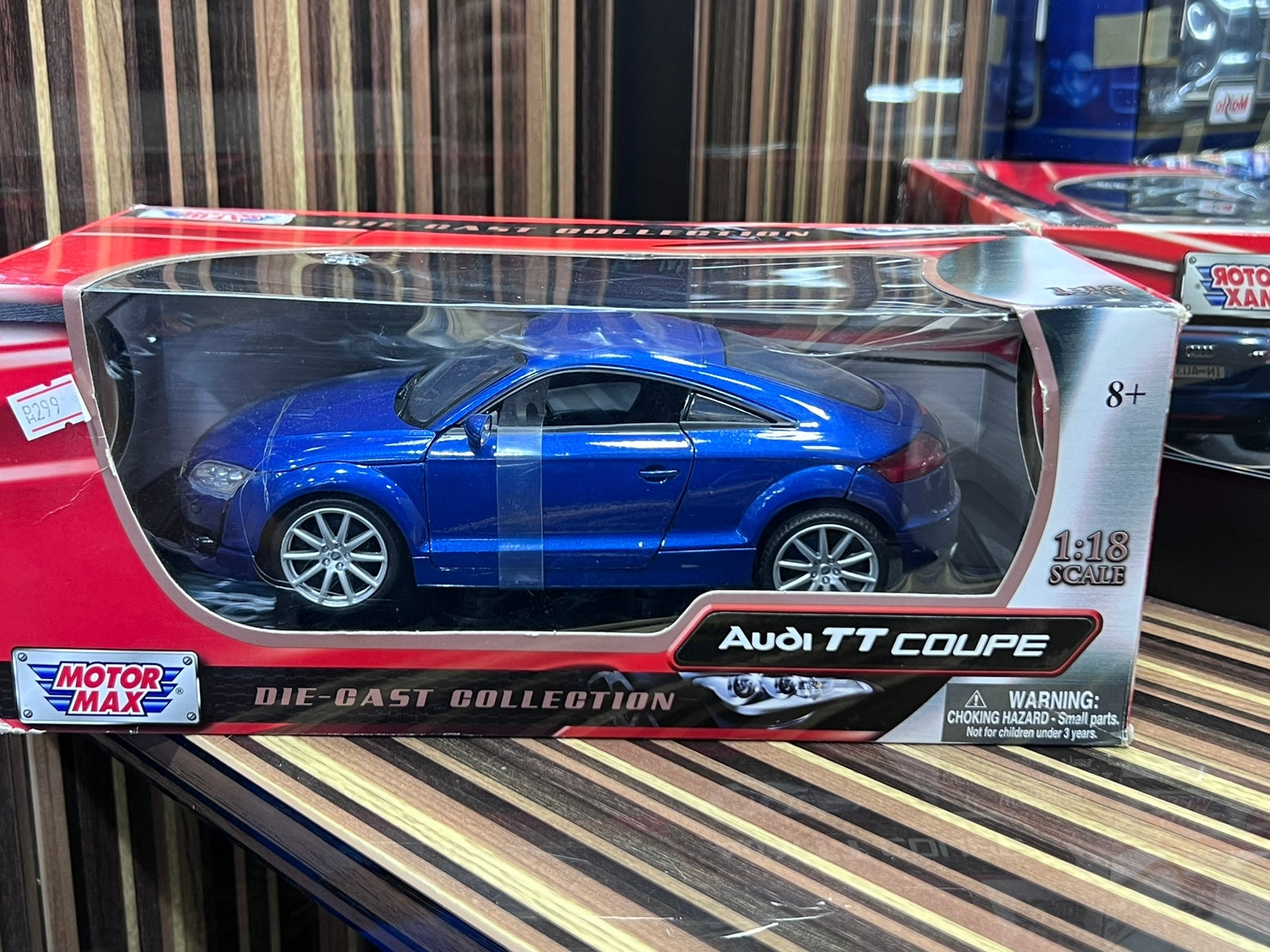 1/18 Audi TT Coupe 1/18 Diecast car Blue by Motormax