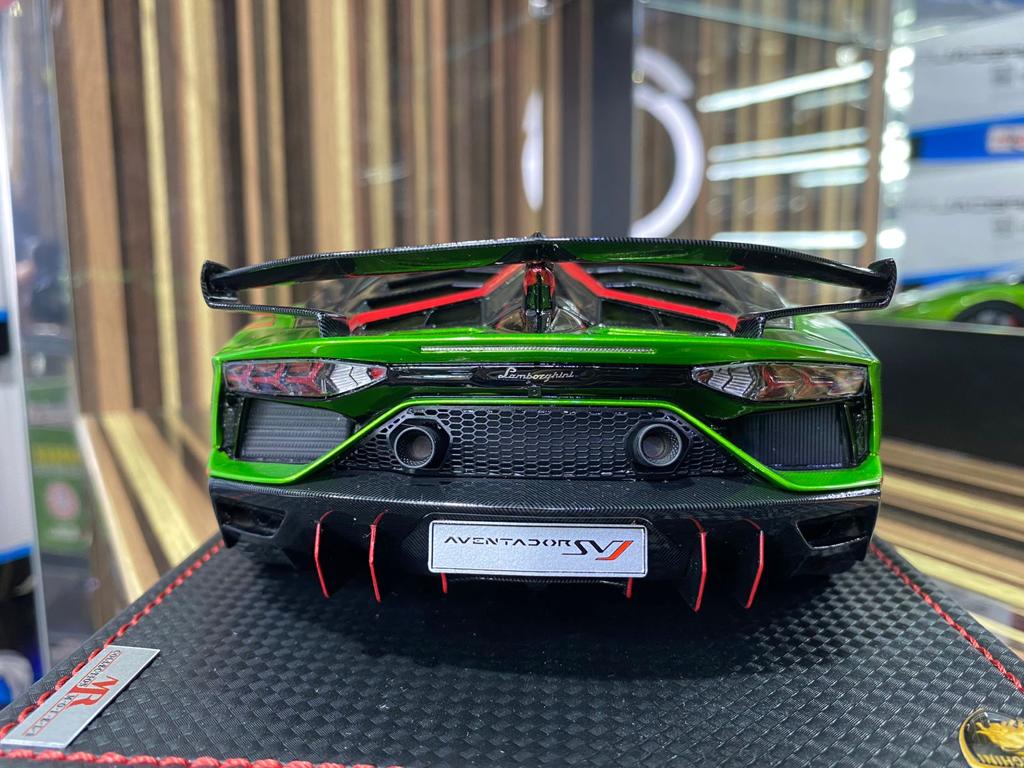 1/18 Resin Lamborghini Aventador SVJ Green by MR