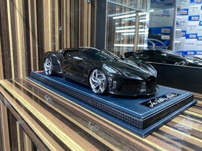 1/18 Diecast Bugatti La Voiture Noir Black & Carbon Model car by MR Collection