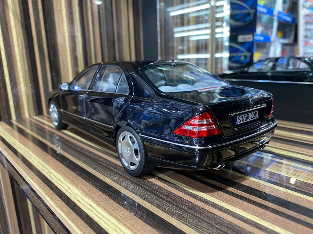 1/18 Diecast Mercedes-Benz S600 Black Norev Scale Model Car