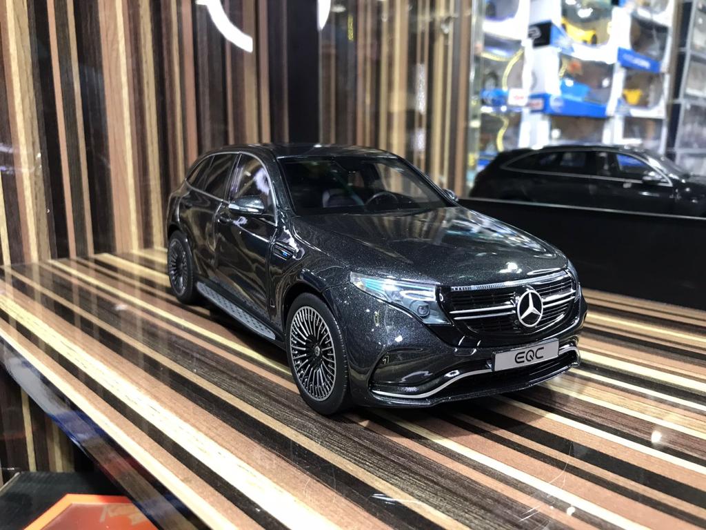 1/18 Diecast Mercedes-Benz EQC 400 4Matic Dark Grey Norev Scale Model Car