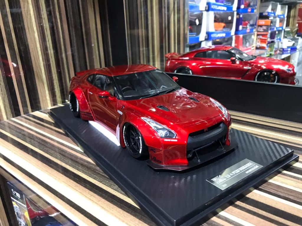 Nissan GT-R R35 Liberty Walk 1/18 Red One Model – dturman.com