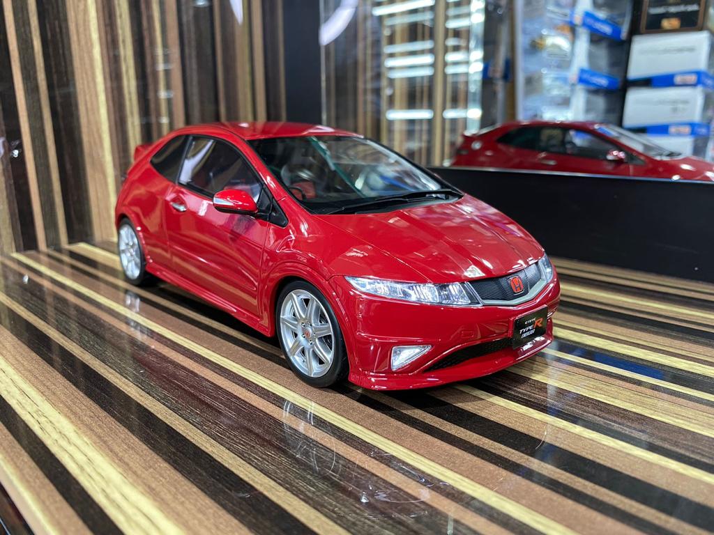 1/18 Resin Honda Civic Type R 2007 Red Model Car by Otto