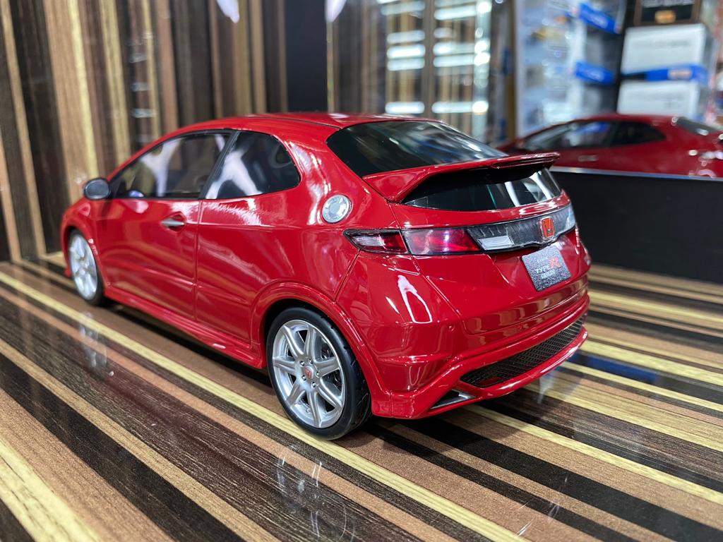 1/18 Resin Honda Civic Type R 2007 Red Model Car by Otto