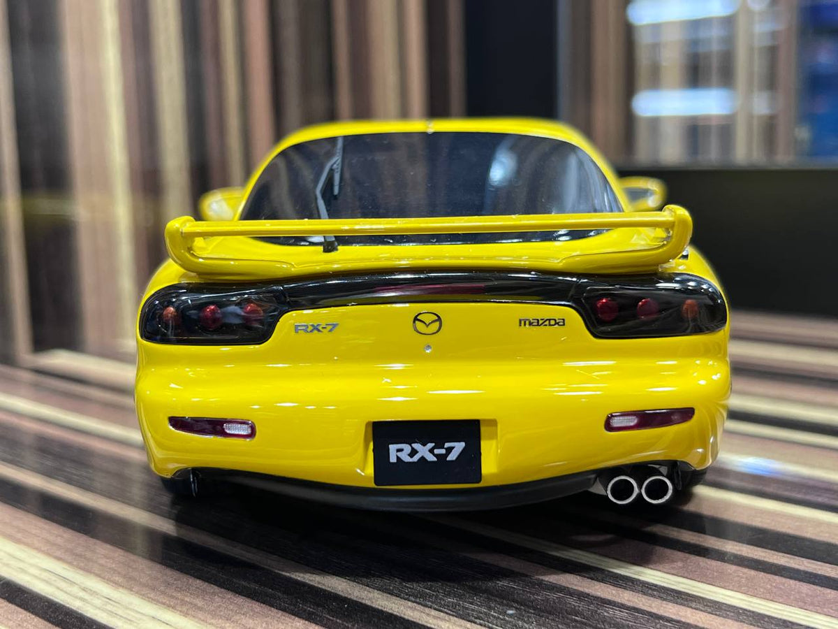 Yellow Rx7 Toy 1/18 Resin Mazda RX-7 Yellow Model Car by Otto – dturman.com