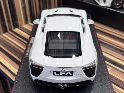 1/18 Diecast Lexus LFA White IVY Models Scale Model Car