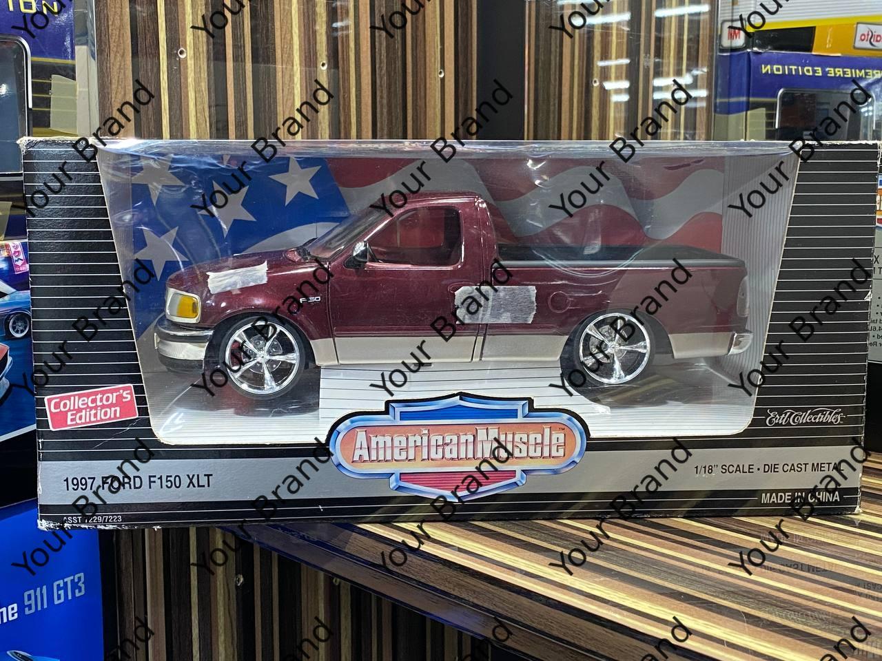 1/18 Diecast Ford F-150 XLT 1997 Ertl Collectibles Scale Model Car