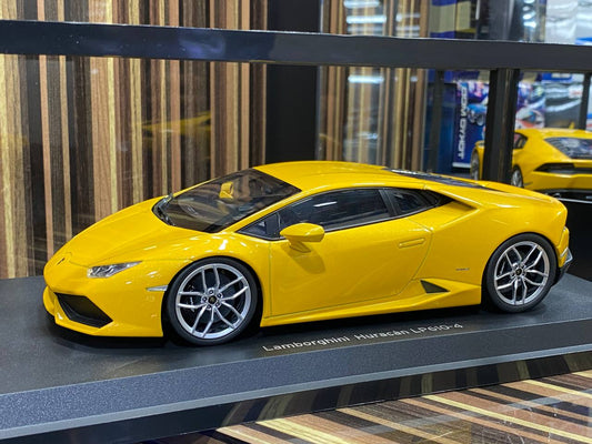 1/18 Diecast Lamborghini Huracan LP 610-4 Yellow Kyosho Scale Model Car