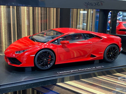 1/18 Diecast Lamborghini Huracan LP610-4 Red AUTOart Scale Model Car