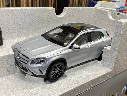 1/18 Diecast Mercedes-Benz GLA-Klasse Silver Norev Scale Model Car