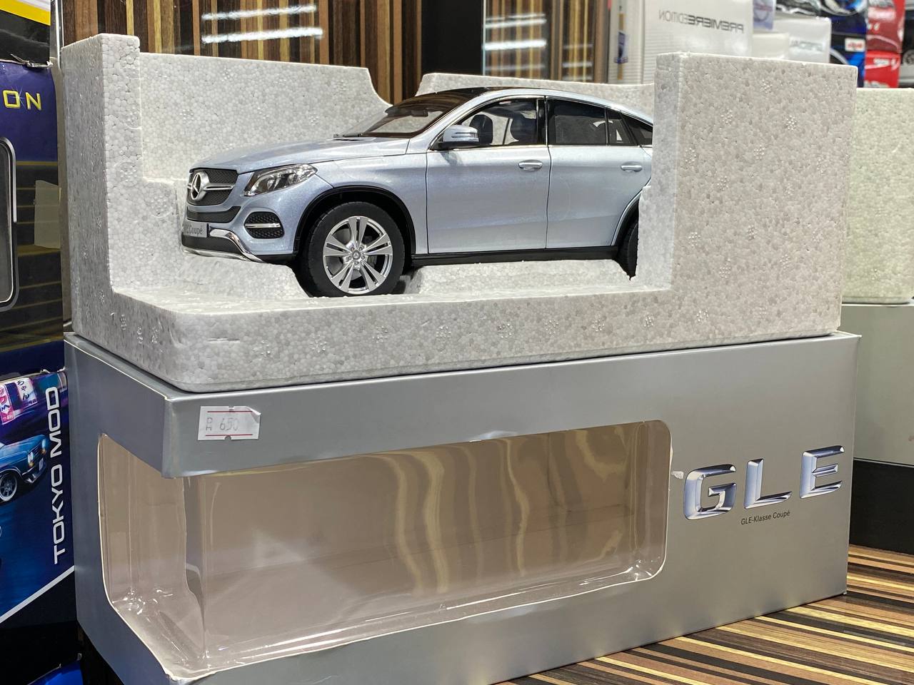 1/18 Diecast Mercedes-Benz GLE-Klasse Silver Norev Scale Model Car