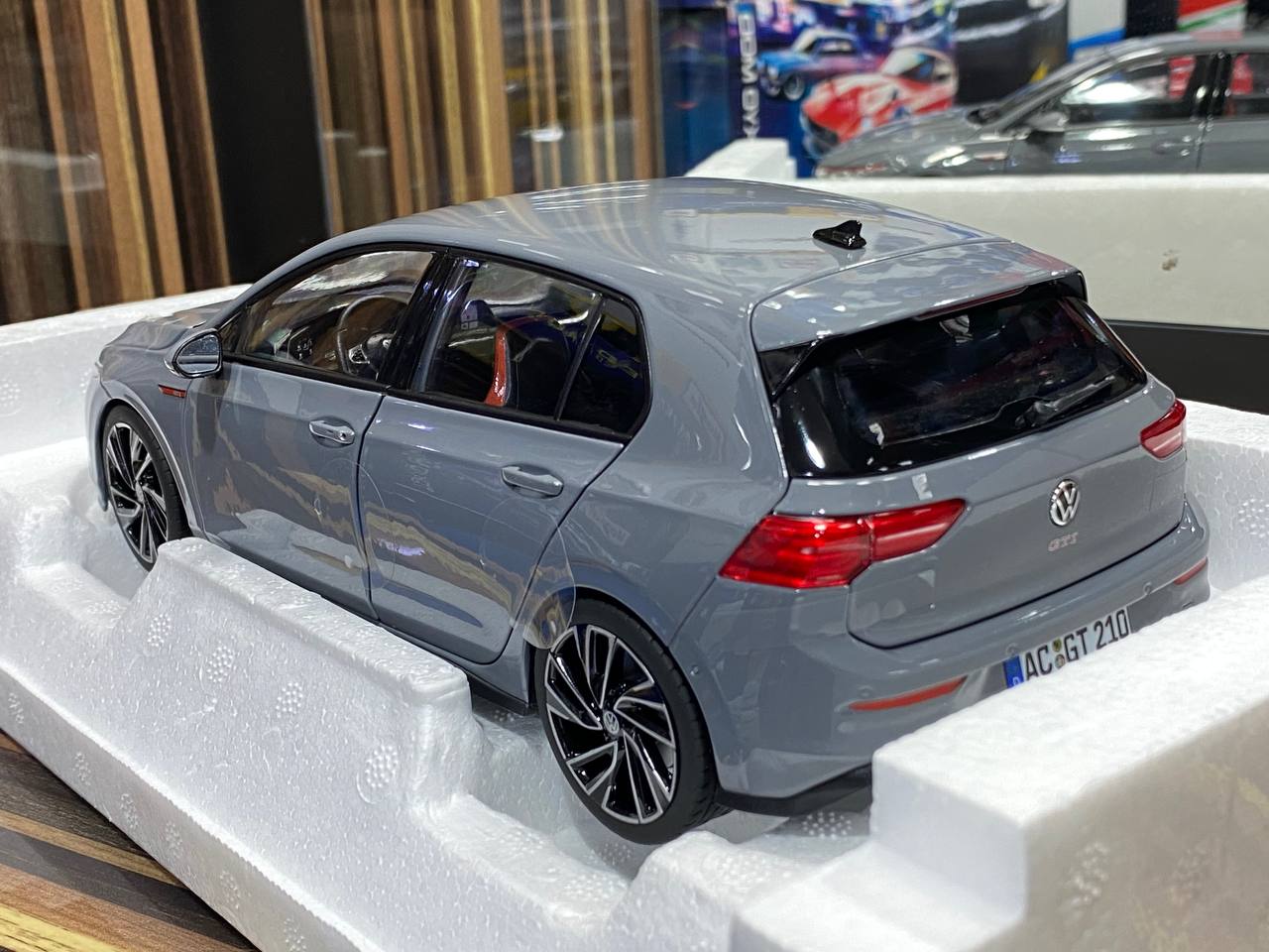 1/18 Diecast Volkswagen Golf GTI Grey Norev Scale Model Car