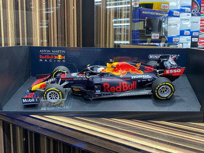 Aston Martin F1 Red Bull Max Vestrappen Abu Dhabi GP 2020 Dark Blue - Minichamps