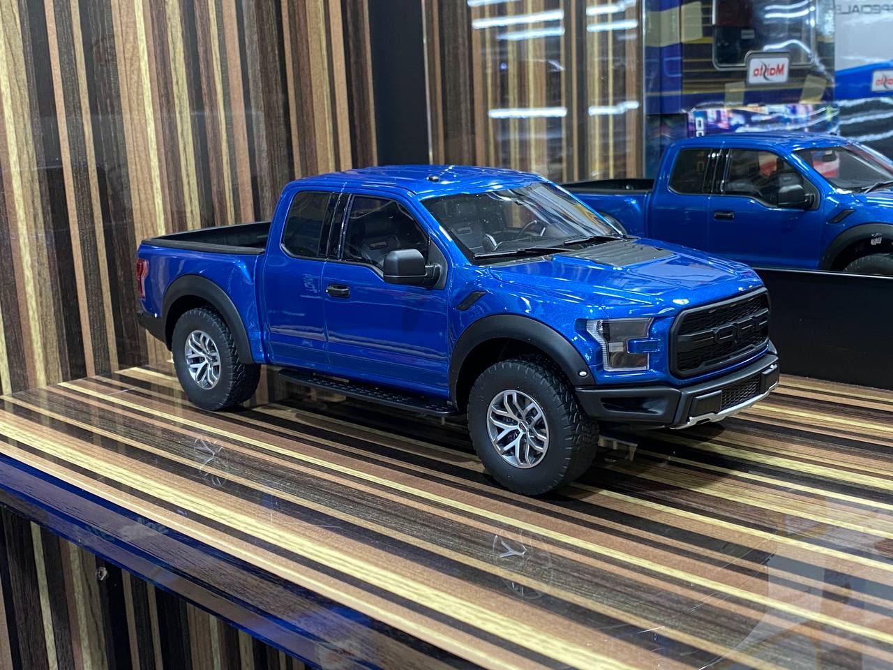 1/18 Diecast Ford F-150 Raptor Blue GT Spirit Scale Model Car – dturman.com