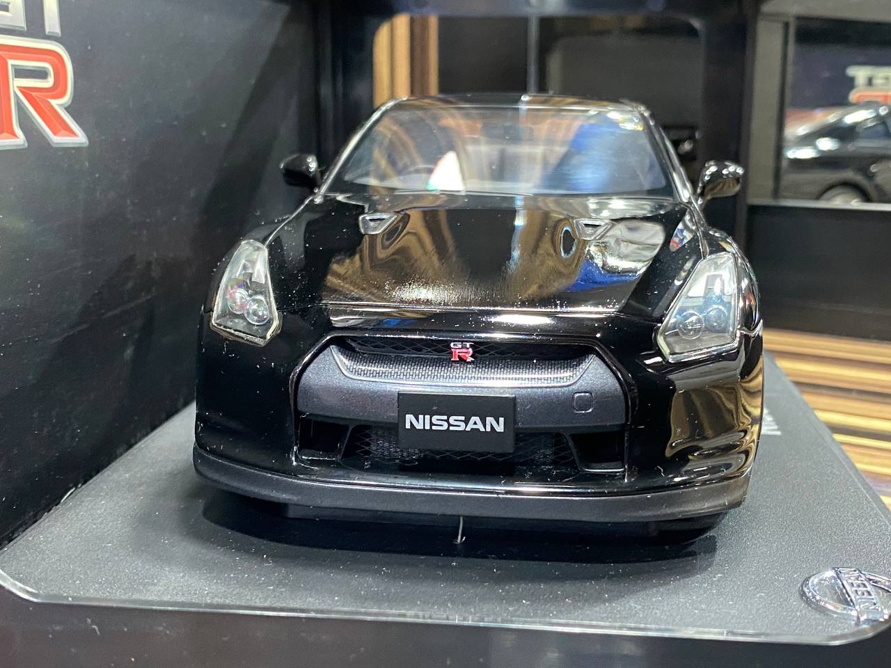 1/18 Diecast Nissan GT-R R35  Black Norev Scale Model Car