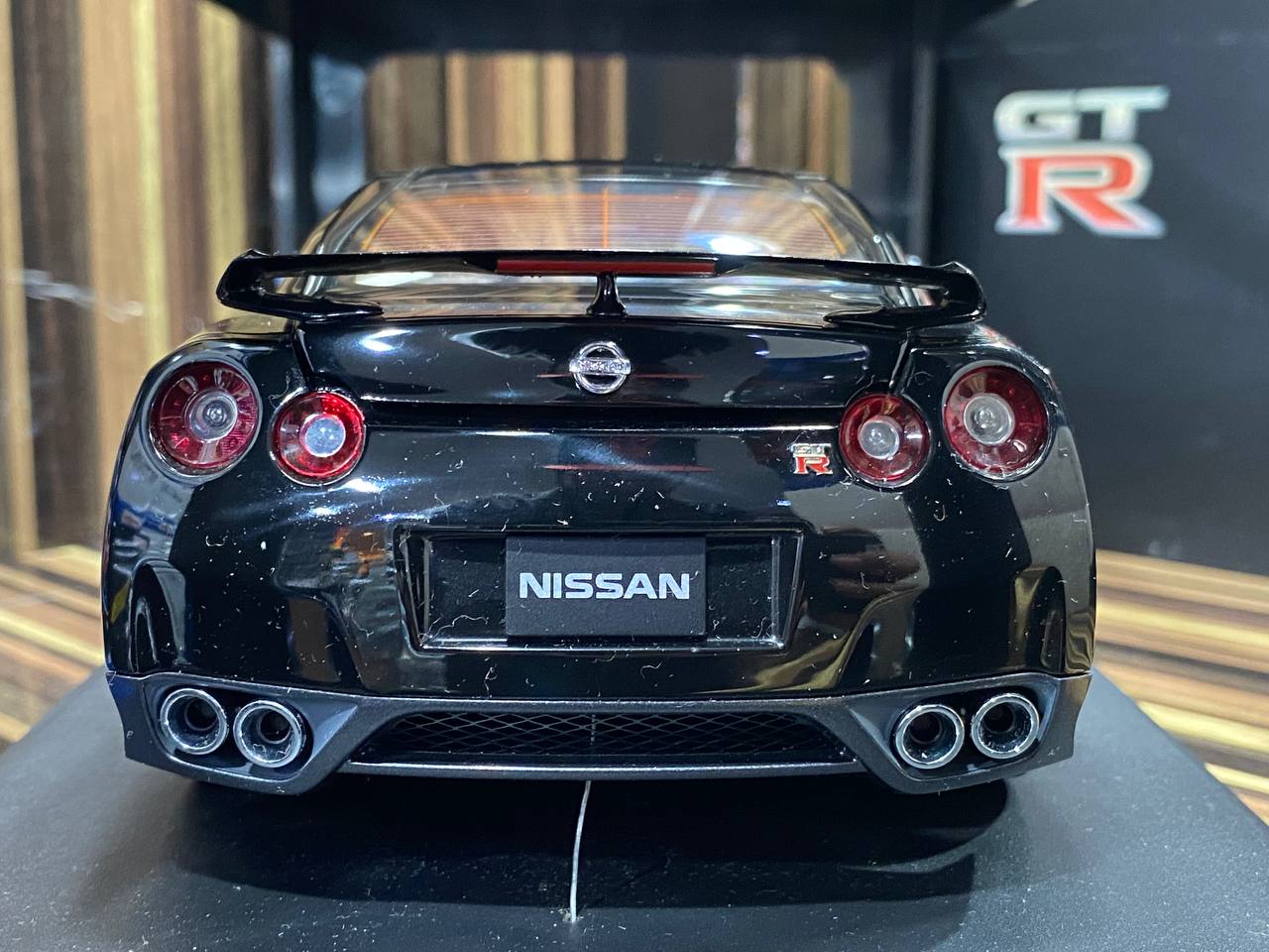 1/18 Diecast Nissan GT-R R35  Black Norev Scale Model Car