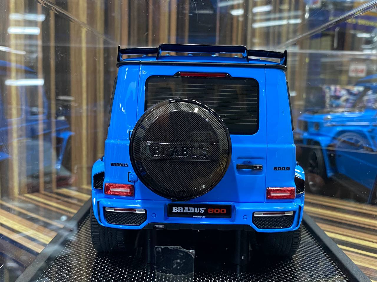1/18 Resin Mercedes-Benz Brabus 800 Blue Model Car by Motorhelix