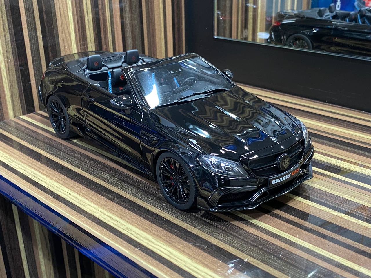 1/18 Diecast Mercedes-Benz Brabus 650 Black GT Spirit Scale Model Car