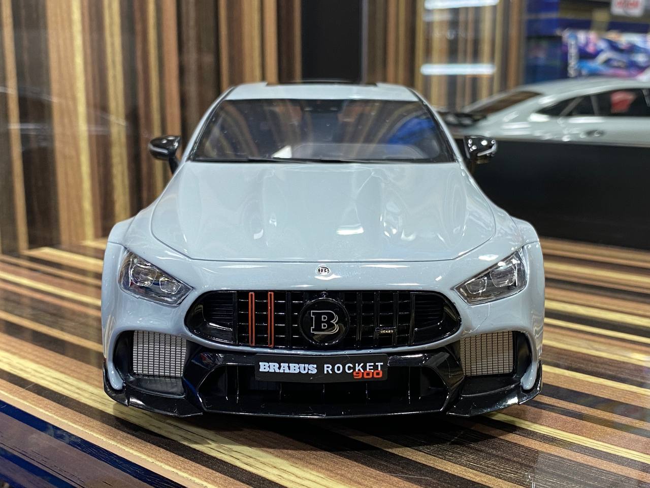 1/18 Resin Mercedes-Benz Brabus 900 Rocket Grey Model Car by GT Spirit