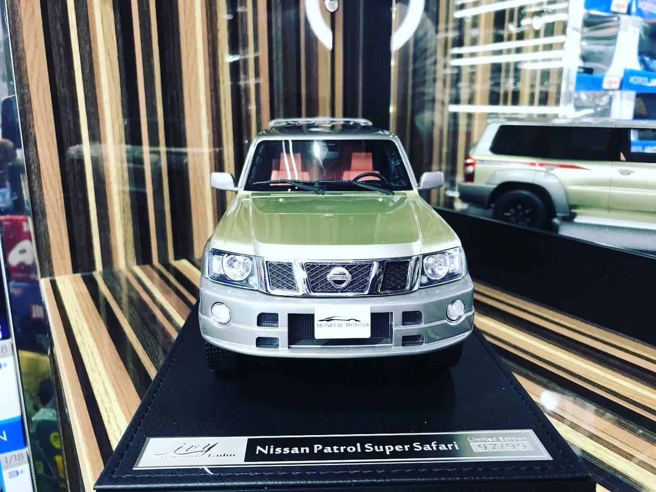 1/18 Diecast Nissan Patrol Super Safari 1:18 Gold Diecast car by IVY Models Scale Model Car