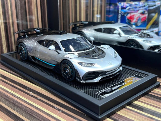 1/18 Resin Mercedes-Benz AMG ONE Silver/Grey by VIP Models