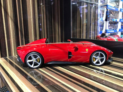 1/18 Diecast Ferrari Monza SP1 Red Bburago Scale Model Car