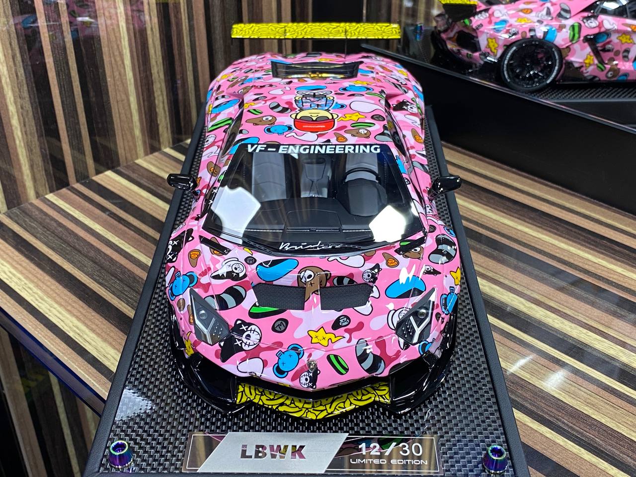 1/18 Resin Lamborghini Aventador LBWK Model Car by Timothy&Pierre