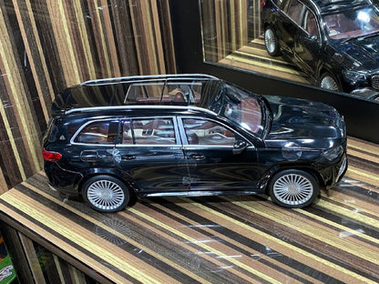 1/18 Diecast Mercedes-Maybach GLS 600 4MATIC Black Norev Scale Model Car