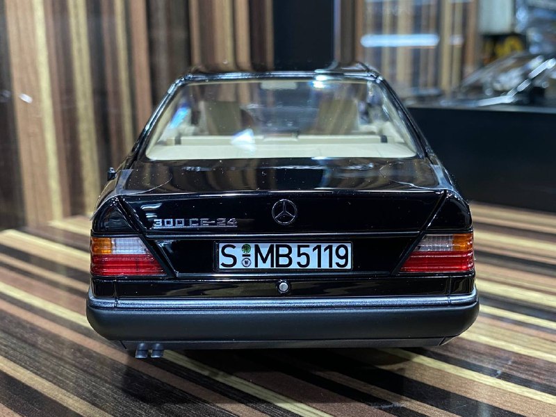 1/18 Diecast Mercedes-Benz CE-24 Coupe 1990 Black Norev Scale Model Car