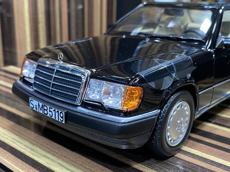 1/18 Diecast Mercedes-Benz CE-24 Coupe 1990 Black Norev Scale Model Car