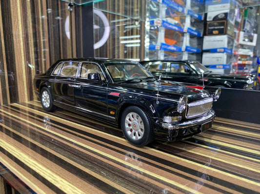 1/18 Diecast FAW Red Flag Black Century Dragon Scale Model Car
