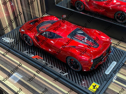 1/18 Diecast Ferrari LaFerrari Rosso Corsa BBR Scale Model Car - Diecast model car by dturman.com - BBR