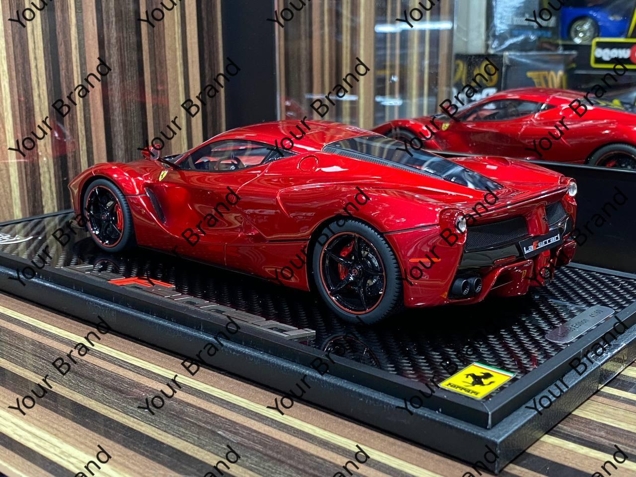1/18 Diecast Ferrari LaFerrari Rosso Corsa BBR Scale Model Car