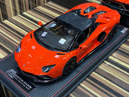 1/18 Resin Lamborghini Aventador Ultimae Road Red by MR