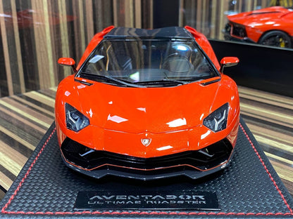 1/18 Resin Lamborghini Aventador Ultimae Road Red by MR
