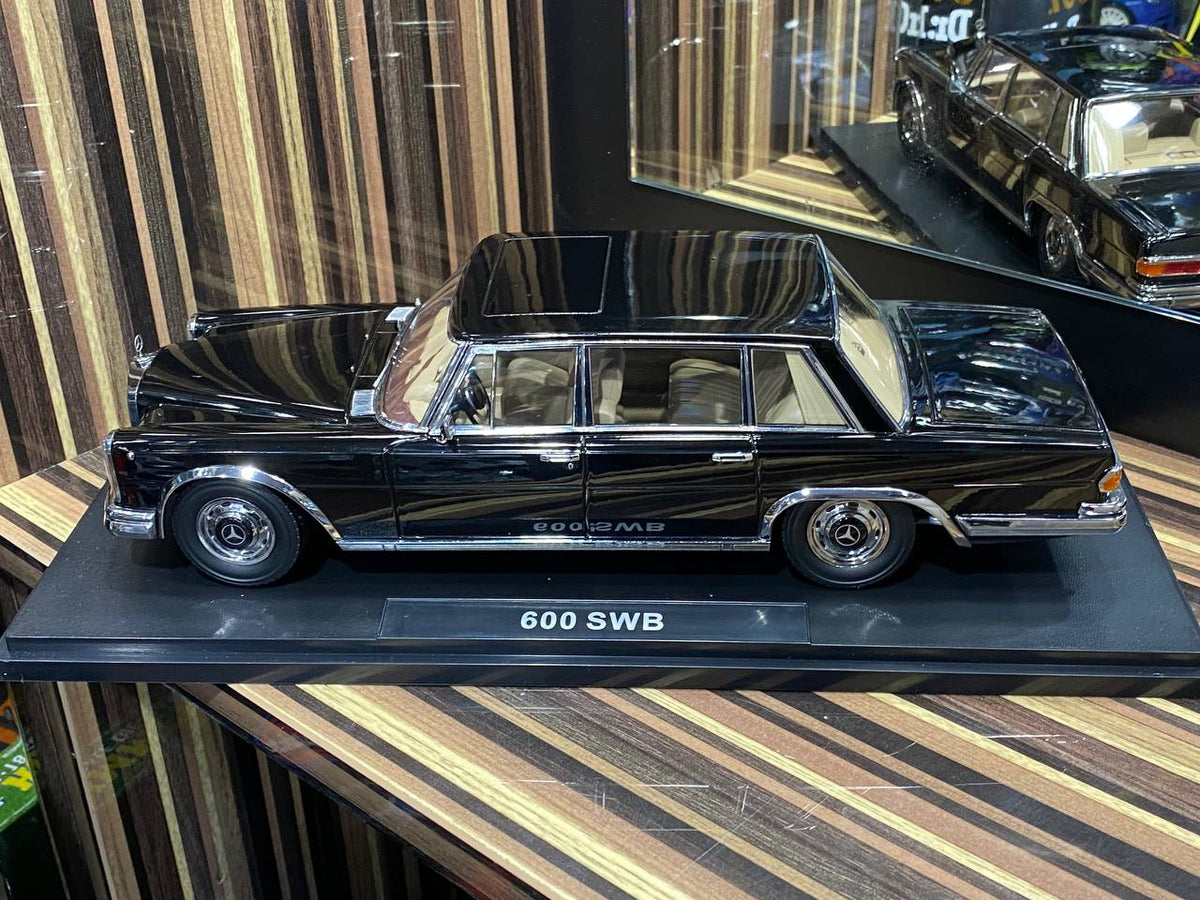 Benz 600 Model 1/18 Mercedes-Benz 600 SWB KK Models Black Resin Model Car – dturman.com