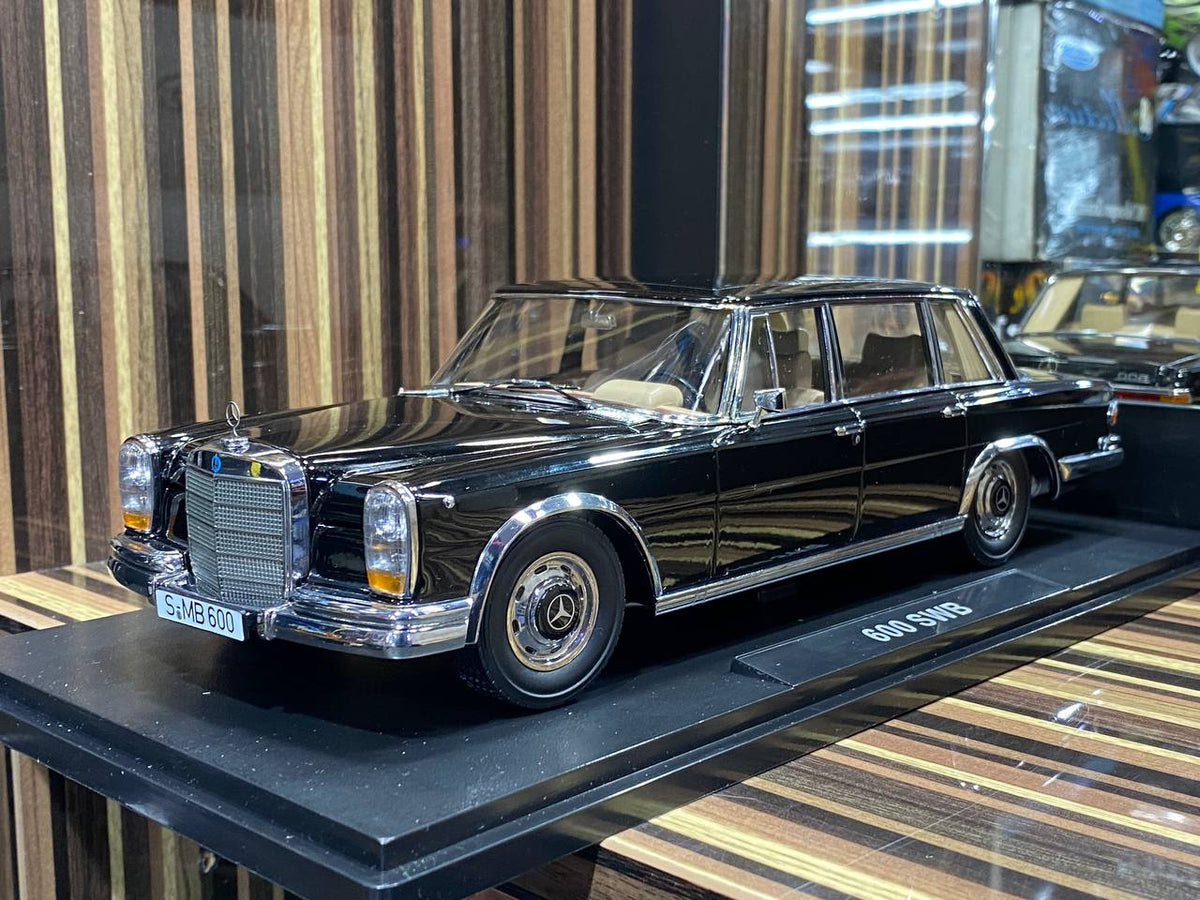 Benz 600 Model 1/18 Mercedes-Benz 600 SWB KK Models Black Resin Model Car – dturman.com