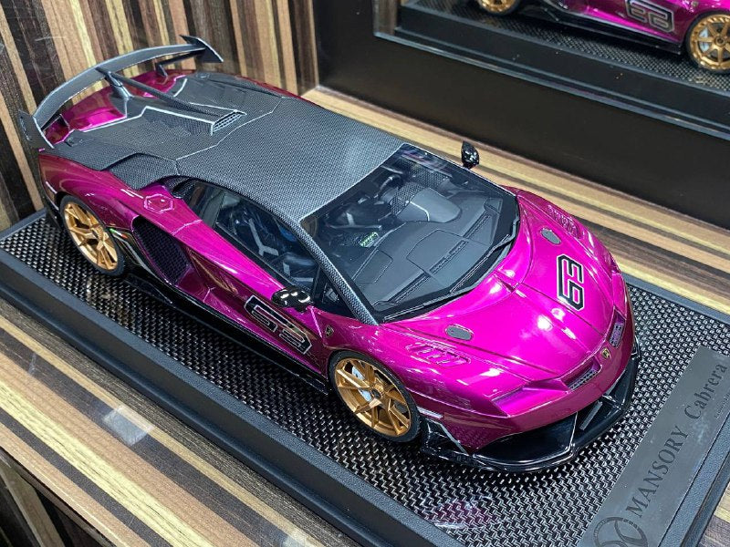 1/18 Resin Lamborghini Cabrera MANSORY Purple Model Car by Timothy & Pierre