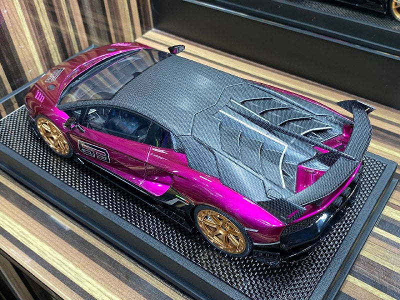 1/18 Resin Lamborghini Cabrera MANSORY Purple Model Car by Timothy & Pierre