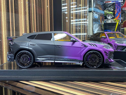 1/18 Resin Lamborghini MANSORY Urus Venatus Black & Purple by Timothy&Pierre