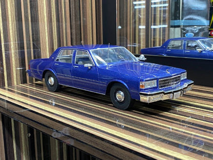 1/18 Resin Chevrolet Caprice Blue Model Car by MCG