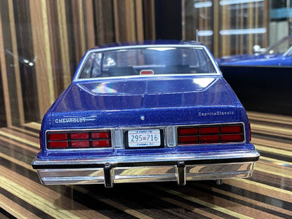 1/18 Resin Chevrolet Caprice Blue Model Car by MCG