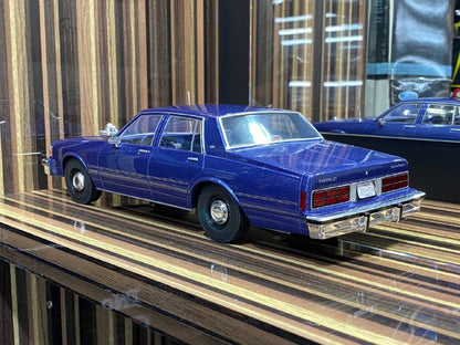 1/18 Resin Chevrolet Caprice Blue Model Car by MCG