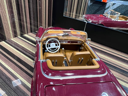 1/18 Diecast Mercedes-Benz 230SL Maroon Norev Scale Model Car