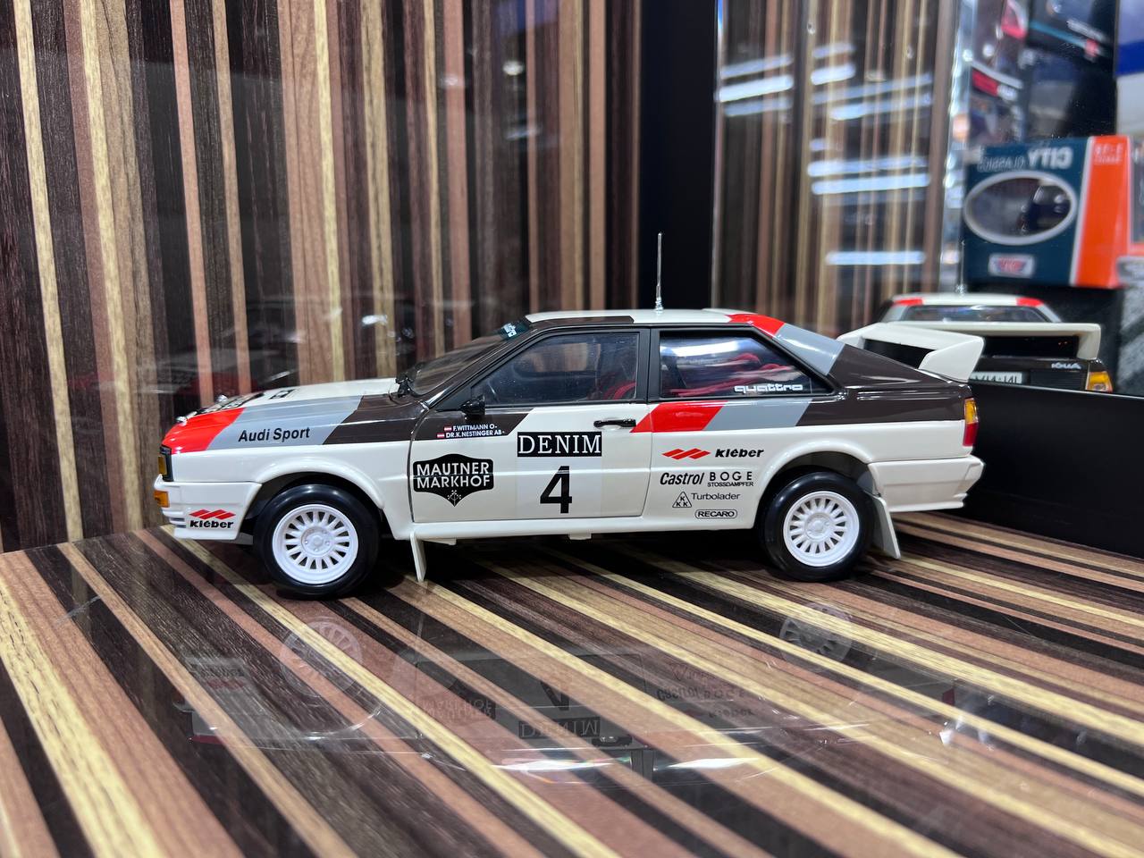 1/18 Audi Quattro Coupe 1981 Janner Rallye Sun Star White