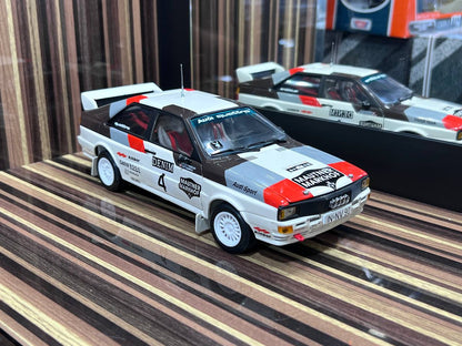 1/18 Audi Quattro Coupe 1981 Janner Rallye Sun Star White