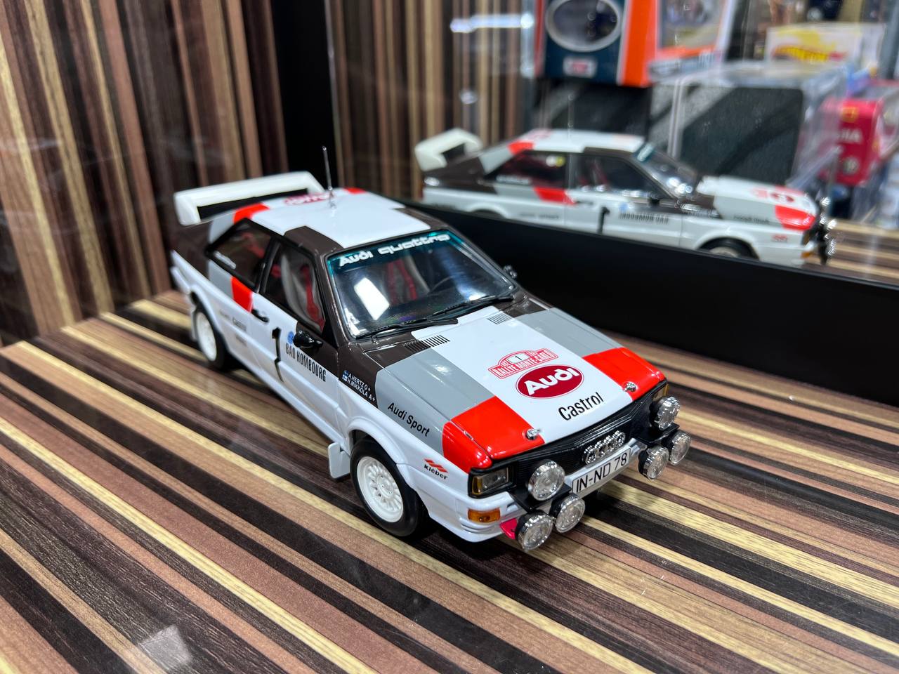QUATRO RODINHAS: Audi Quattro - M. Mouton - F. Pons (Rali de San Remo QUATRO RODINHAS: Audi Quattro - M. Mouton - F. Pons (Rali de San Remo